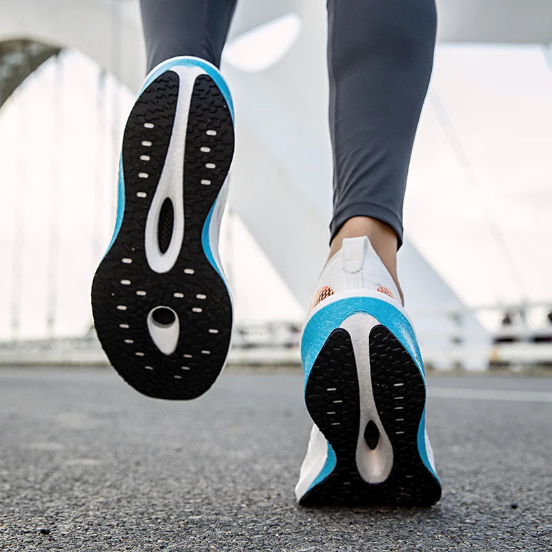 Scarpe Da Corsa Con Piastra In Carbonio Per Maratona Ammortizzanti Da Allenamento Uomo E Donna