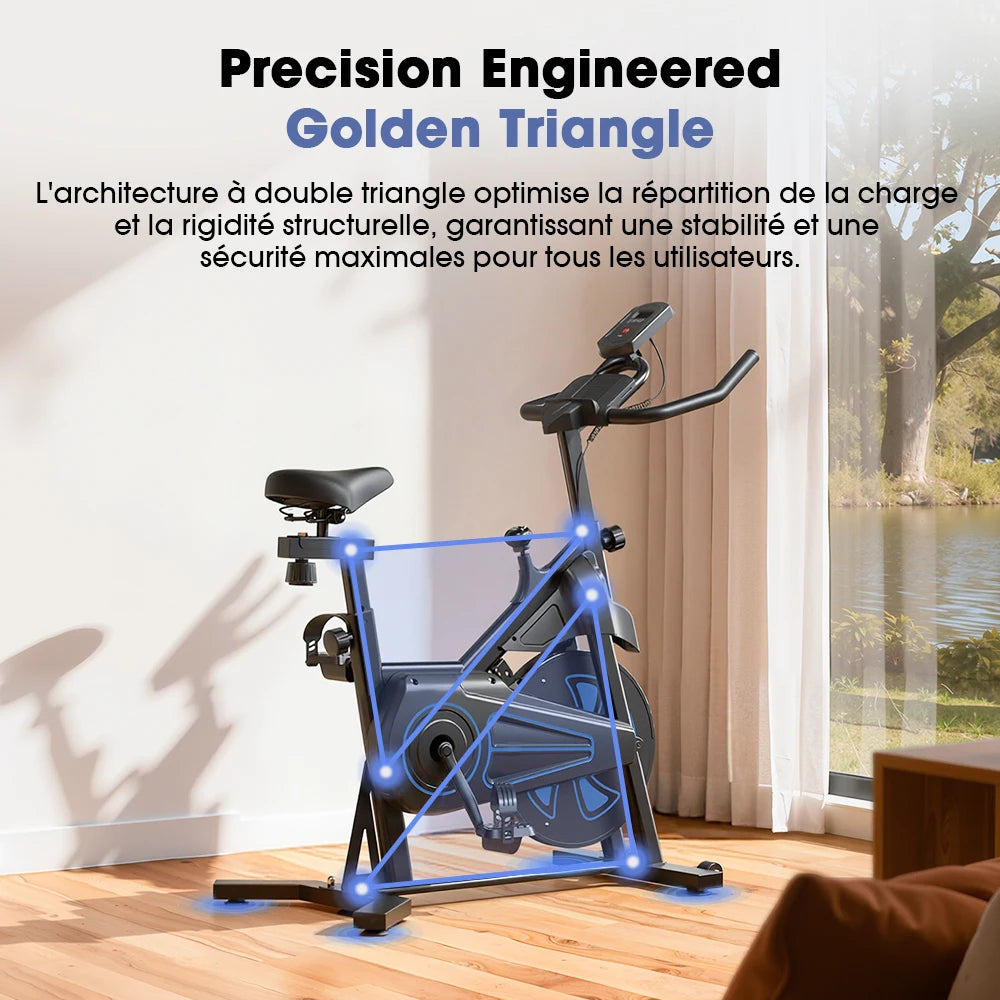 Cyclette Formill QK101 10 Kg Frizione QK116C 12 Kg Magnetico Trasmissione a Cinghia Display Cardio Domestico