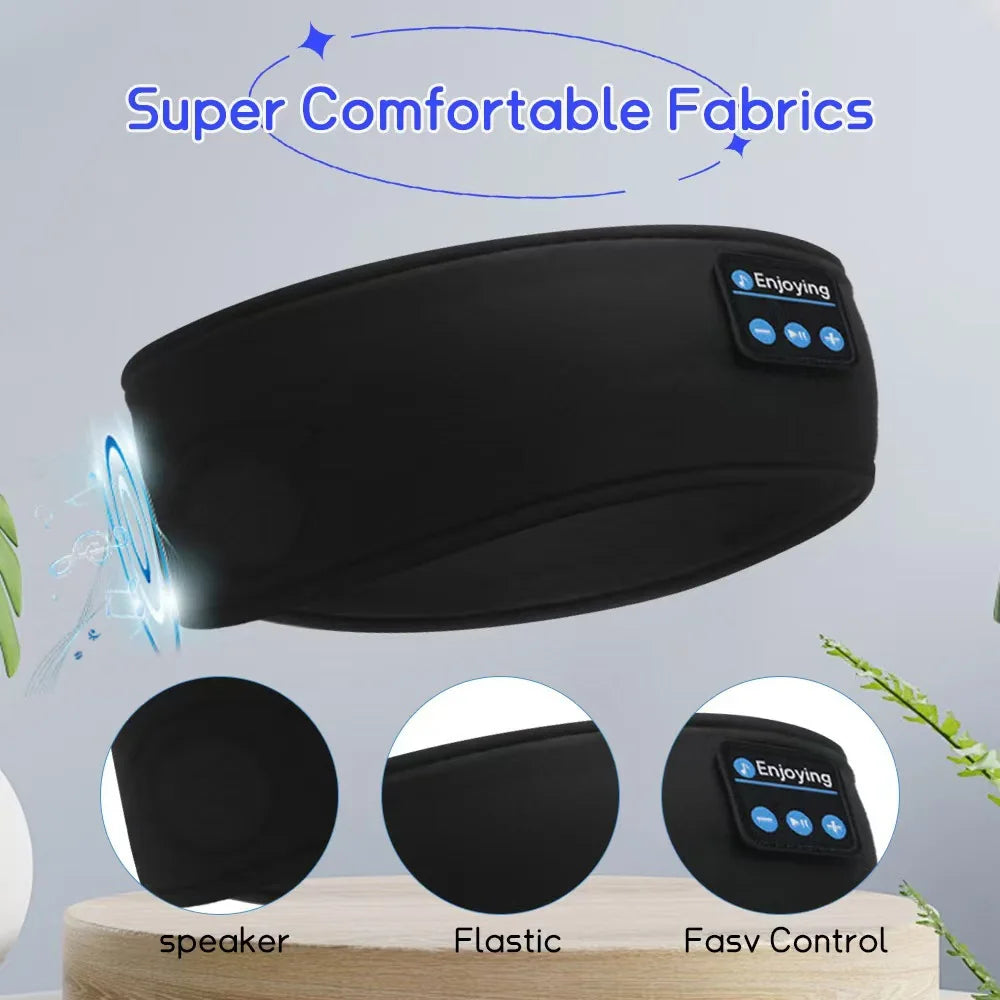 Cuffie Bluetooth Senza Fili Con Fascia Morbida Per Dormire Confortevoli Auricolari Musicali Per Sport Fitness