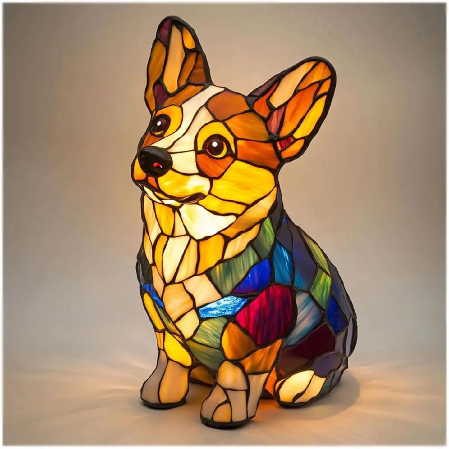 Divertimento Unico Artistico Carino A Forma Di Cane Ornamento Decorativo Luce Notturna Moderna Illuminazione Atmosferica