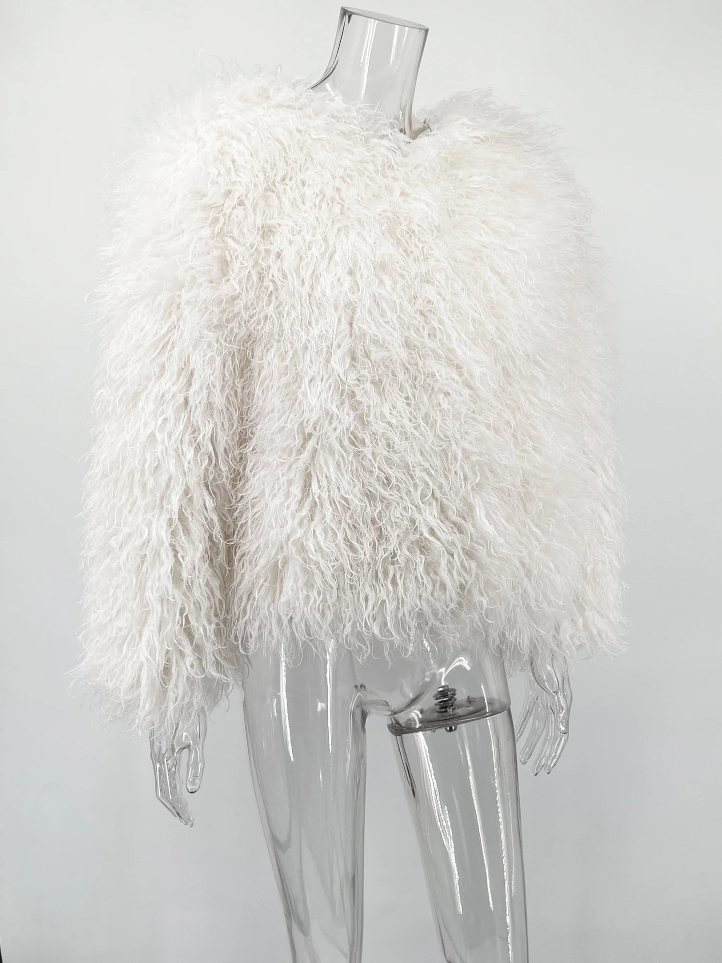 TARUXY Cappotto Di Pelliccia Sintetica Donna Inverno 2025 Caldo Design Lusso Street Style Giacca Breve