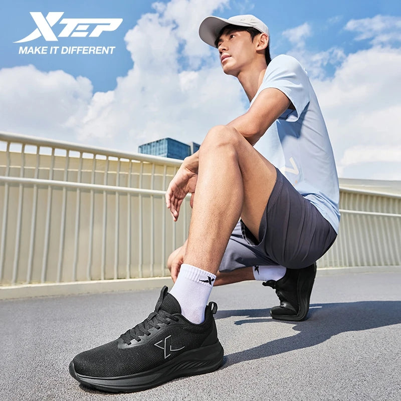 Xtep Scarpe da Corsa per Uomo 2025 Scarpe Estive in Mesh Traspirante Leggere con Suola Morbida e Ammortizzante