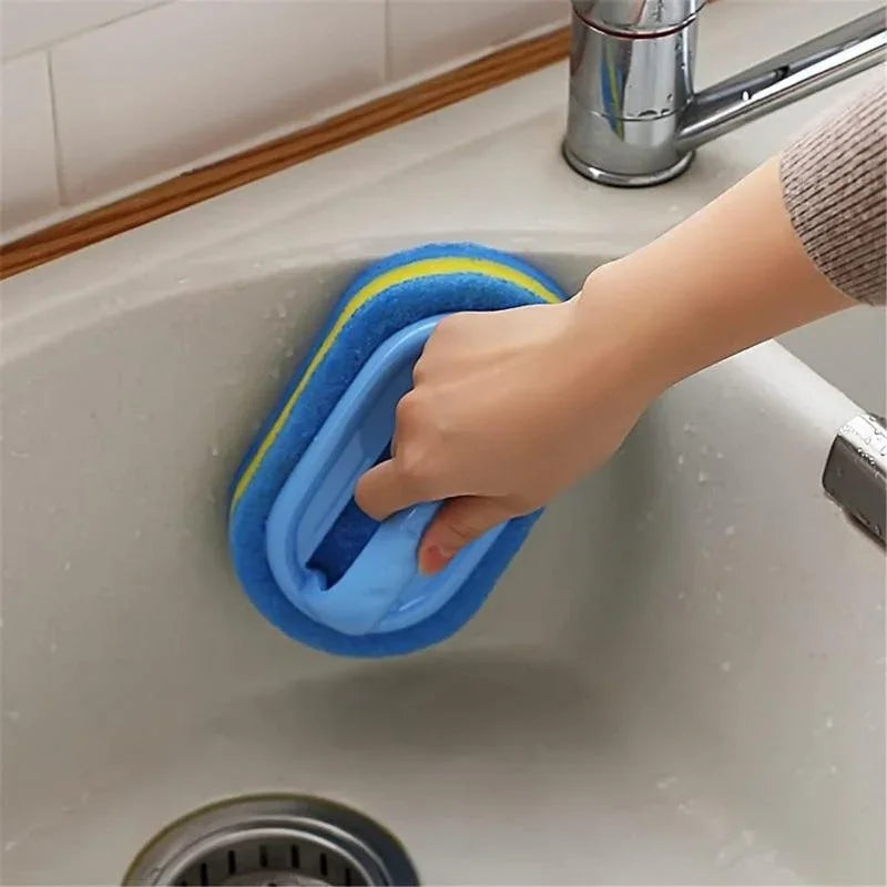 Spazzola Per Pulizia Con Manico In Spugna Per Piastrelle Vasca Da Bagno E Cucina Strumento Per La Pulizia Domestica