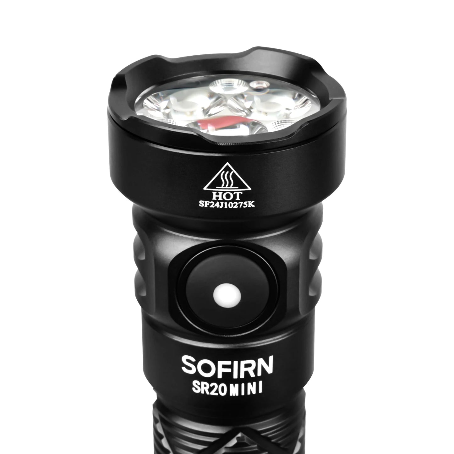 Sofirn SR20 Mini Torcia 1200lm 18350 Luce LED Bianca E Rossa Per Campeggio Caccia Situazioni Emergenza IP68 Impermeabile