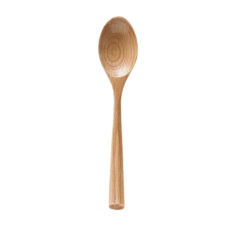 Set Utensili In Legno Da Cucina E Pranzo Con Cucchiaio Forchetta Coltello Da Bistecca Portatile All Aperto Multiuso