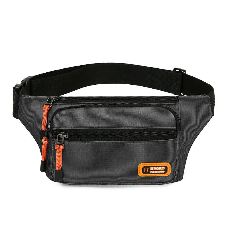Marsupio da Uomo Impermeabile Unisex Borsa a Tracolla per Corsa e Attività Leggero e Resistente