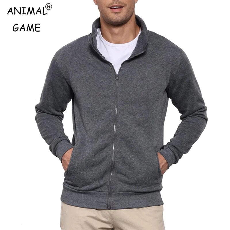 Giacca Da Uomo Leggera Senza Cappuccio Con Zip Per Esterni Streetwear M A 3XL Taglie Disponibili