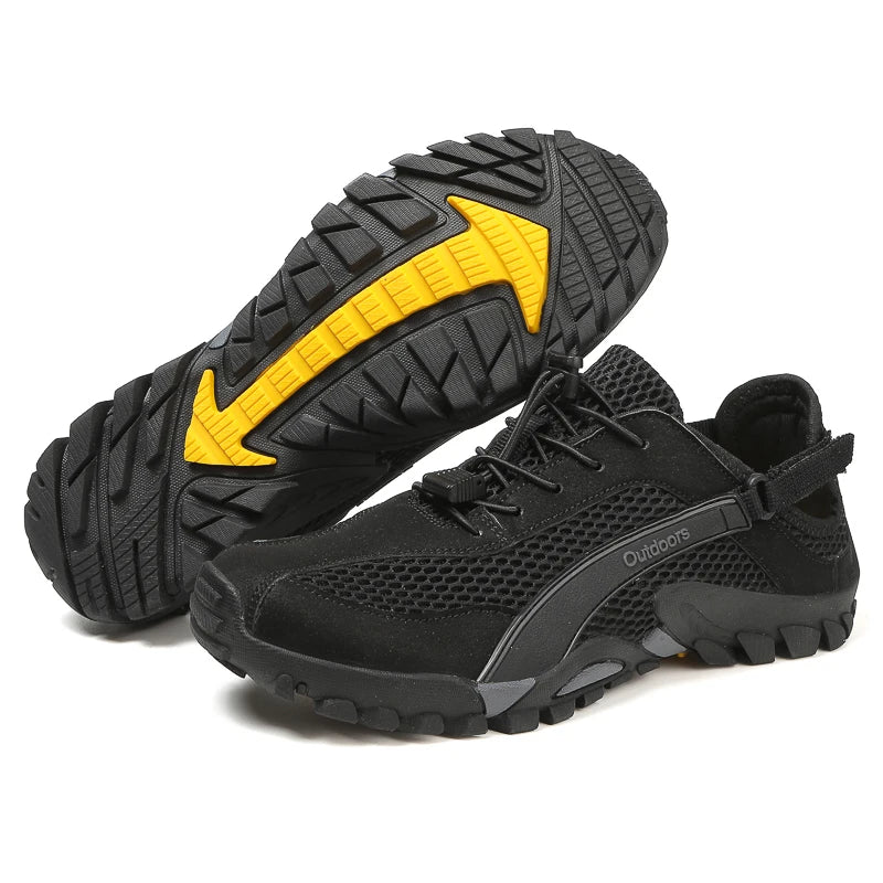 Scarpe Da Acqua Alte Uomo Ad Asciugatura Rapida Traspiranti In Mesh Antiscivolo Per Trekking E Arrampicata Slip On