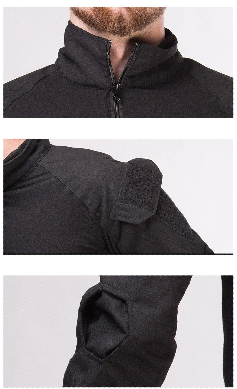 Set Abiti Militari Tattici Tuta Mimetica Da Esterno Camicie Da Caccia Pantaloni Per Airsoft Paintball