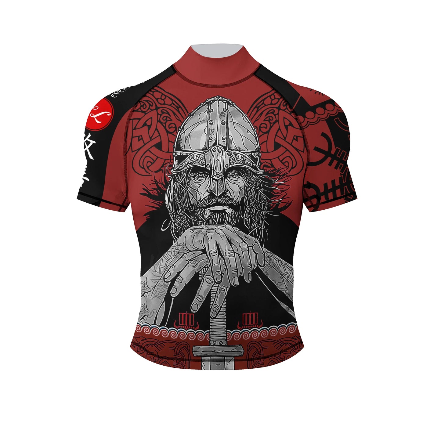 Rash Guard BJJ Uomo Jiu Jitsu Stampa Sublimazione Design Arte Marziale Abbigliamento Compressione Set Breve