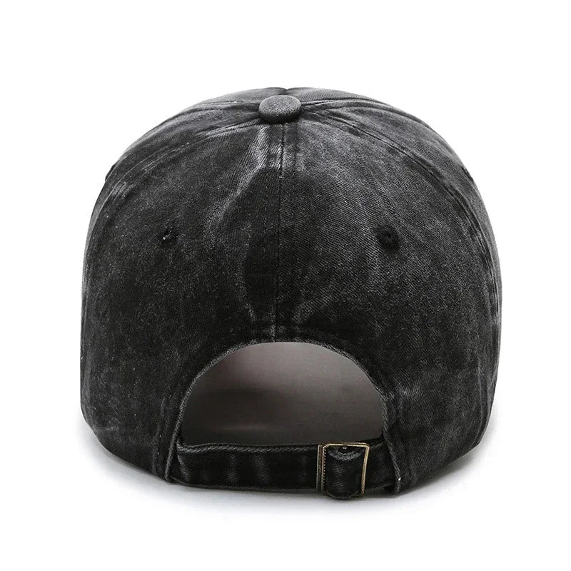 Berretto Da Baseball Retrò In Stile Coreano Unisex Con Foro Lavato Per Tempo Libero Primavera Autunno