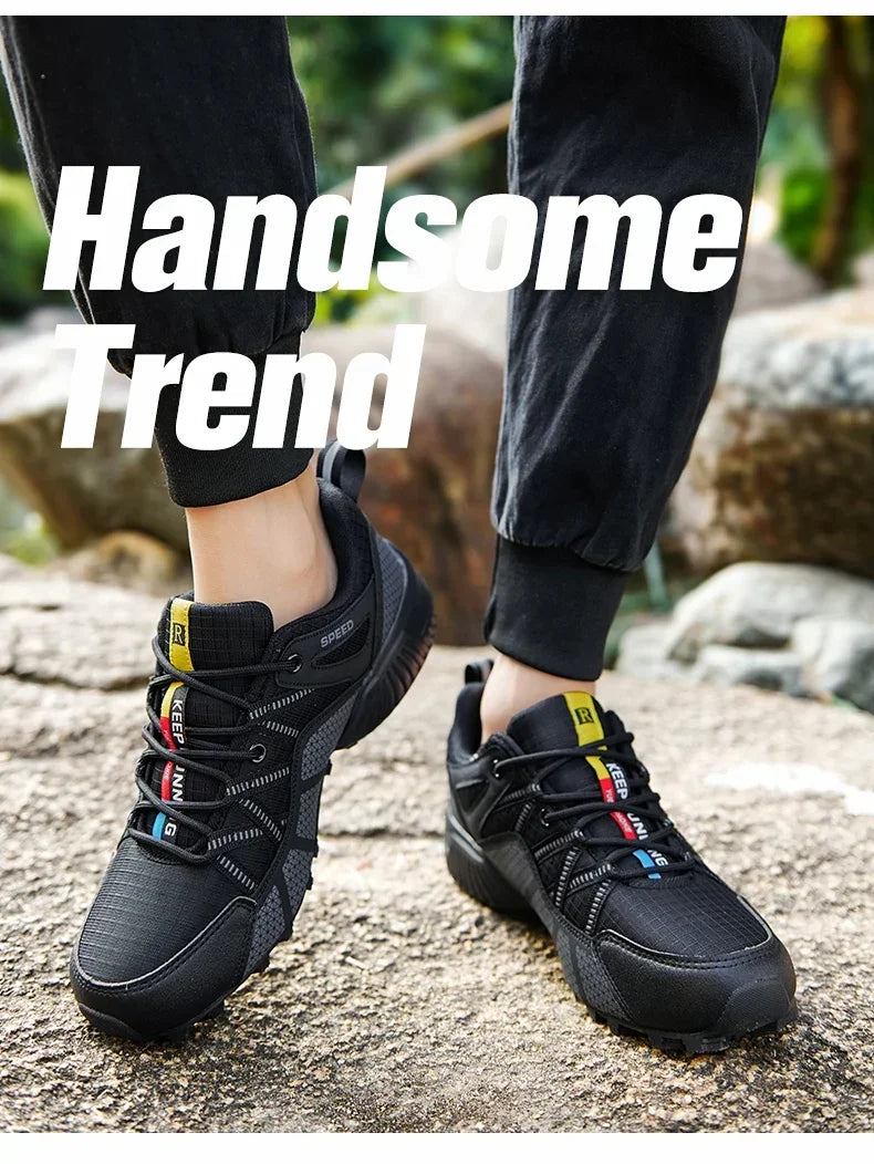 Scarpe Da Trekking Per Uomo Con Lacci Scarpe Da Montagna Per Escursionismo E Ciclismo Leggere E Resistenti