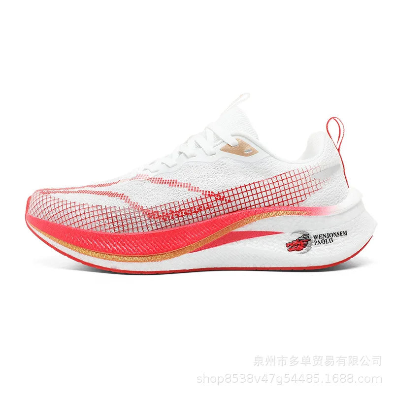 Scarpe Da Corsa Ultra Leggere E Traspiranti Con Piastra In Carbonio Per Uomo E Donna Da Competizione Comode Elastiche