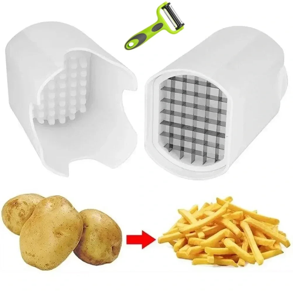 Taglierina Per Patatine Fritte Affettatrice Verdure Veggie Dicer Strumento Cucina