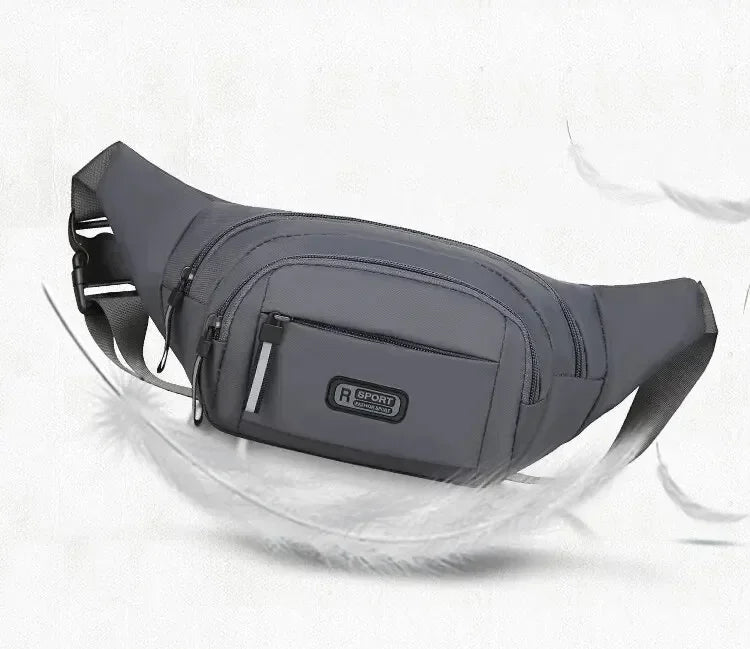 Marsupio Da Uomo In Tela Ultra Sottile Antifurto Per Corsa All Aperto Unisex Sportivo
