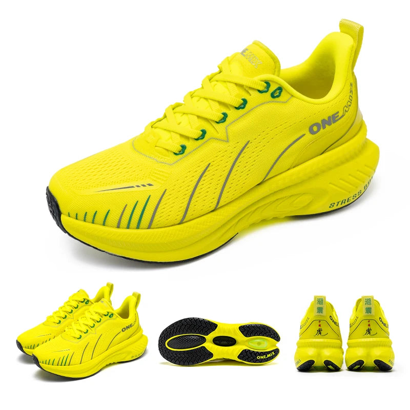Onemix Nuove Scarpe Da Corsa Ammortizzanti Uomo Runner Antiscivolo Per Esterno Scarpe Da Ginnastica Sportive