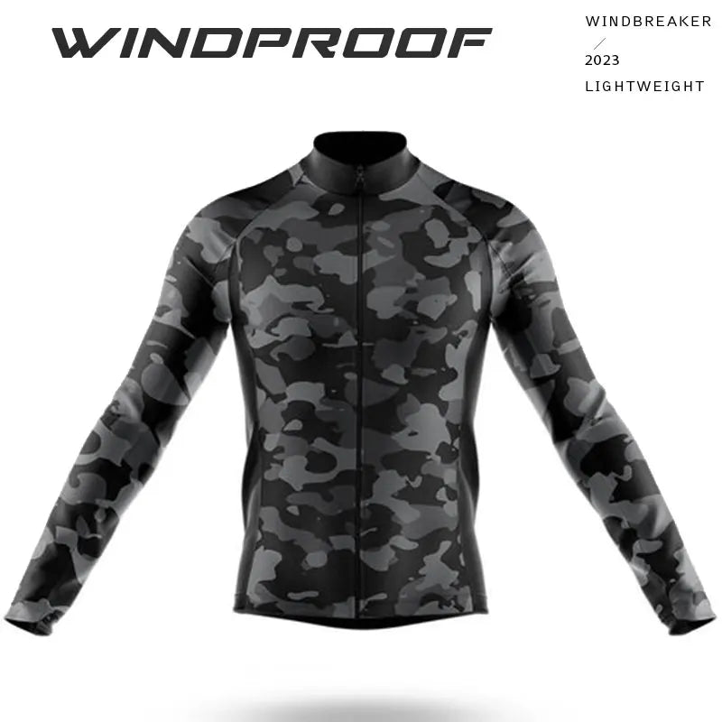 Giacca Ciclismo Antivento A Maniche Lunghe Con Protezione UV Riflettente Per MTB