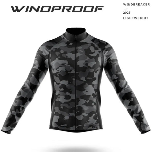 Giacca Ciclismo Antivento A Maniche Lunghe Con Protezione UV Riflettente Per MTB