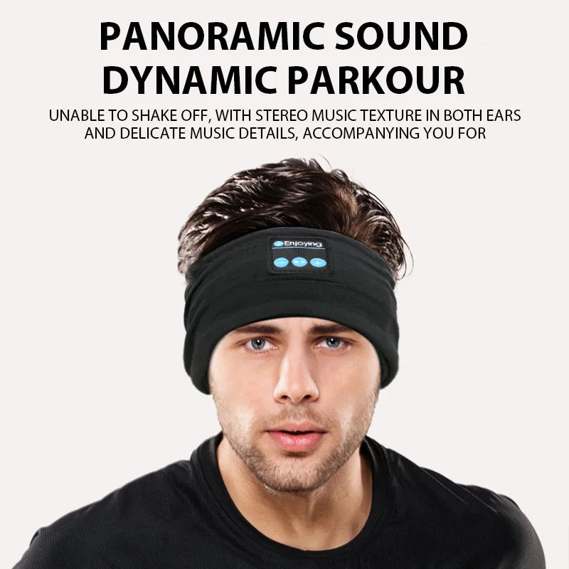 Cuffie Bluetooth Wireless In Fascia Per Dormire Con Maschera Per Occhi E Musica Integrata Per Fitness E Yoga