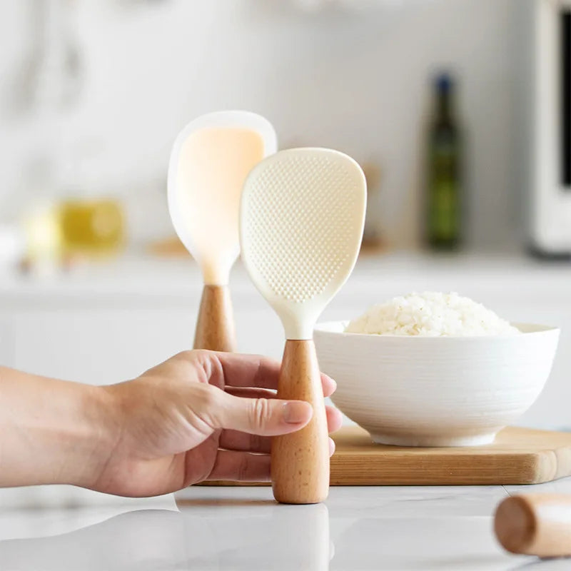 Cucchiaio Da Cucina In Silicone Antiaderente Antiscottatura Resistente Alle Alte Temperature Utensile Durevole