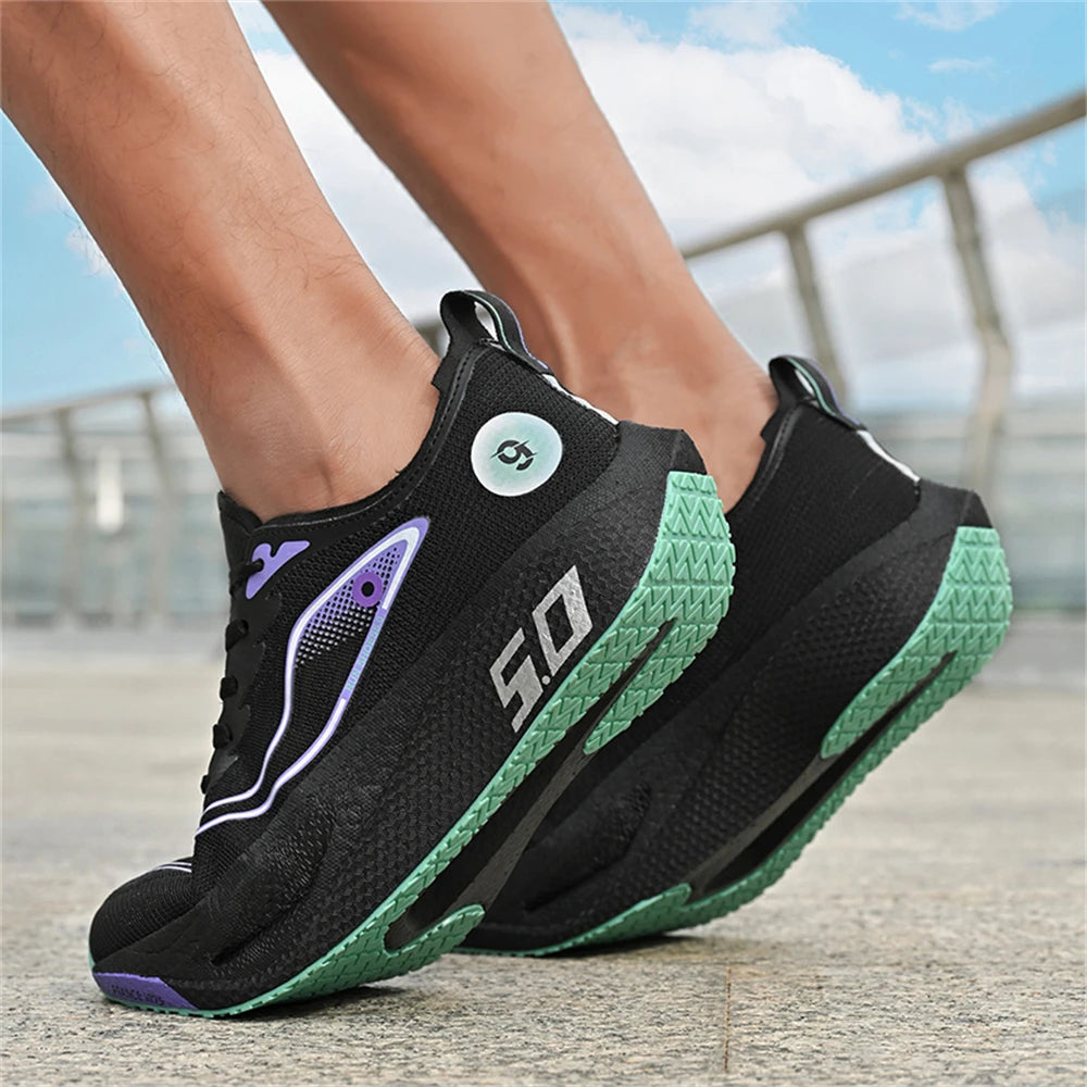 Scarpe Da Corsa Unisex Per Uomo E Donna Con Piastra In Carbonio Ammortizzanti Per Maratona Allenamento Atletica Leggera