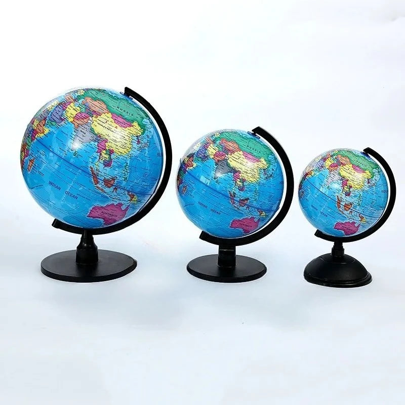 Globo educativo per l'insegnamento, mappa del mondo in inglese HD con rotazione a 360° °   Rotazione, Strumento Didattico Standard per la Geografia da Scrivania