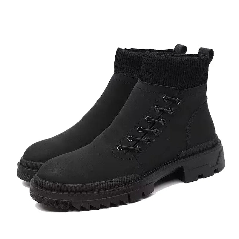 Stivali Chelsea Da Uomo In Pelle Con Plateau Per Party E Discoteca Scarpe Alla Caviglia Eleganti