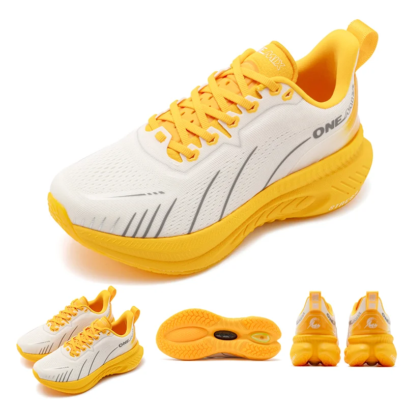 Onemix Scarpe Da Corsa Ammortizzate Da Donna Autunno Inverno Antiscivolo Con Lacci Per Corsa Intensa Danza