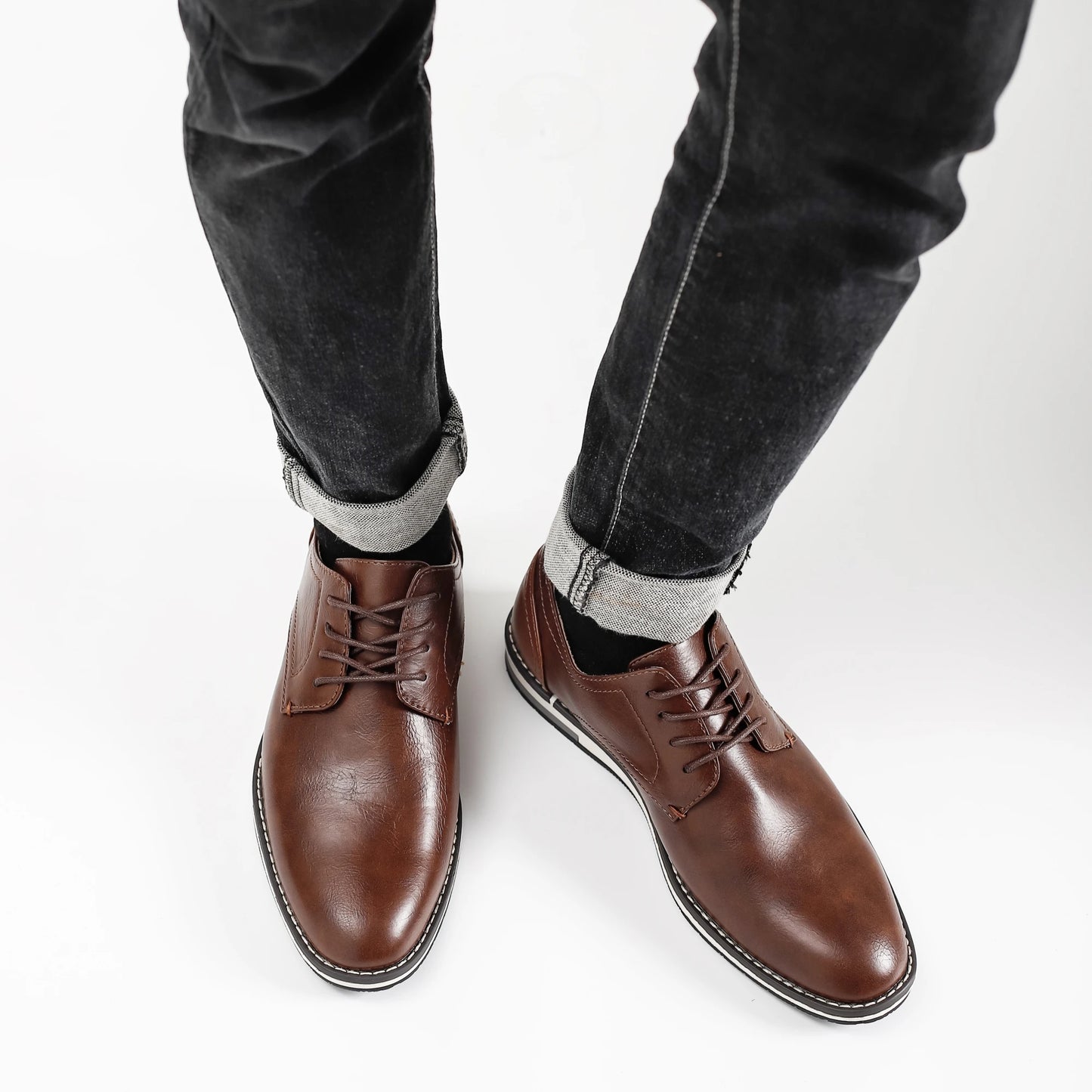 Mocassino In Pelle Da Uomo Moda Comoda Scarpe Casual Da Uomo Di Marca 2024 Eleganti E Confortevoli