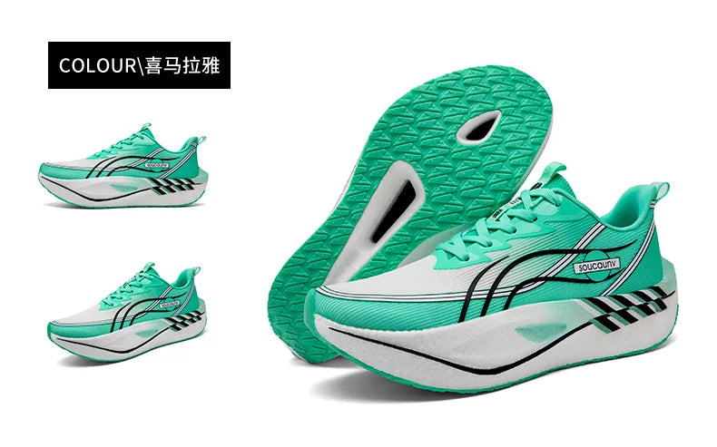 Scarpe Da Corsa Carbon Board Marathon Uomo Donna Traspiranti Leggere Antiscivolo Scarpe Da Ginnastica Atletiche