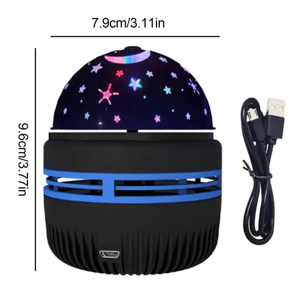 Proiettore di luce settentrionale a LED con cielo stellato Una varietà di stili Lampada da proiezione con rotazione automatica del telecomando per l'arredamento della festa in casa