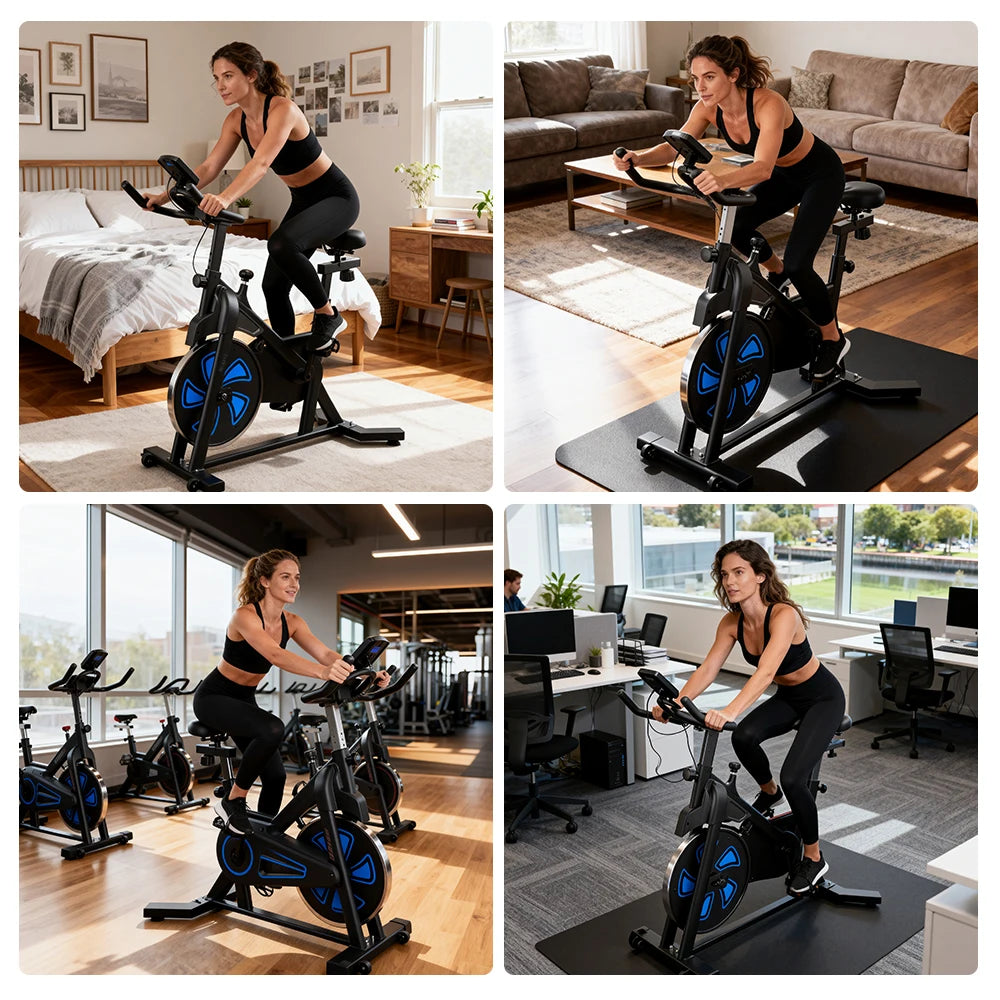 Cyclette Formill QK101 10 Kg Frizione QK116C 12 Kg Magnetico Trasmissione a Cinghia Display Cardio Domestico