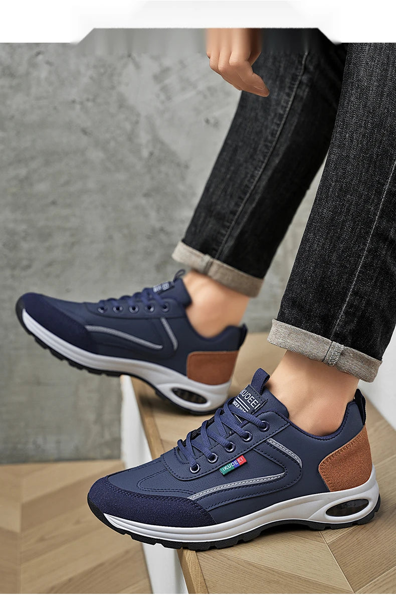 Scarpe Sportive Da Uomo Leggere Traspiranti Antiscivolo In Pelle Scamosciata Eleganti Da Indossare Giorno All Aperto