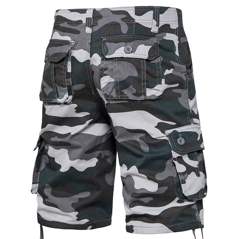 Pantaloncini Mimetici Da Uomo Traspiranti In Cotone Con Tasche Laterali Per Sport All Aperto Pantaloni Corti Estivi