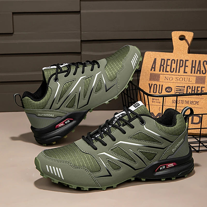 Scarpe Da Trekking Uomo Traspiranti In Rete Antiscivolo Per Terreni Misti All Aperto Resistente All Usura Esterni