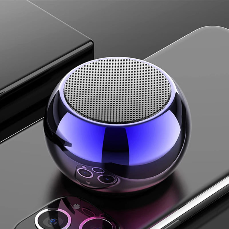 Mini Altoparlante Bluetooth Con Microfono TWS Cassa Di Risonanza Portatile HiFi Per Musica Su Smartphone Tablet Metallo