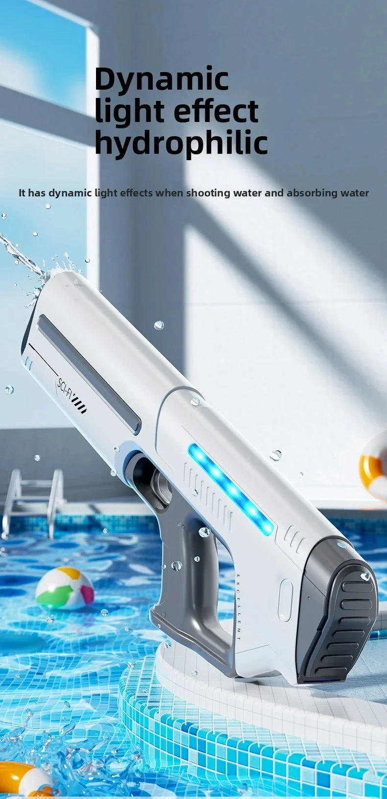 Pistole Ad Acqua Elettriche Con Serbatoio Spruzzi Automatici Per Adulti E Ragazzi Estivo Giocattolo