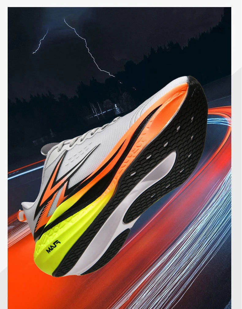 Scarpe Da Corsa Uomo E Donna Leggere Traspiranti Per Maratona Con Bordo In Carbonio Scarpe Sportive Di Tendenza