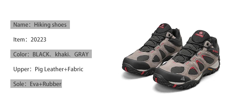 Scarpe Da Trekking Da Uomo Antiscivolo Traspiranti Resistenti All Usura Antispruzzo Scarpe Da Montagna