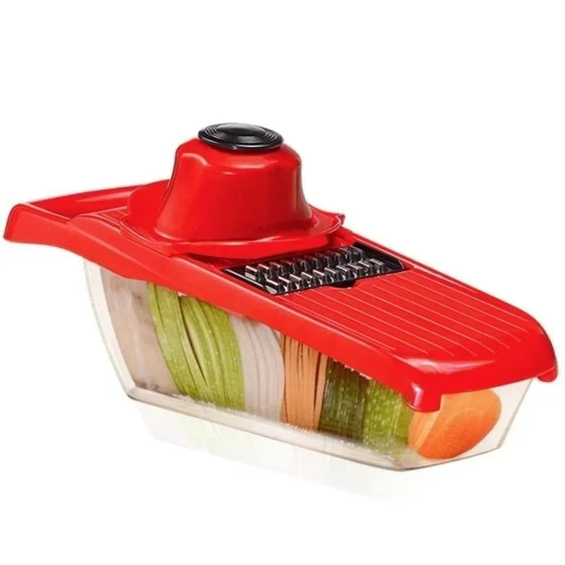 Affettatrice Multifunzione 9 In 1 Per Verdure Frutta Patate Grattugia Con Cestino Trituratore Per Cucina