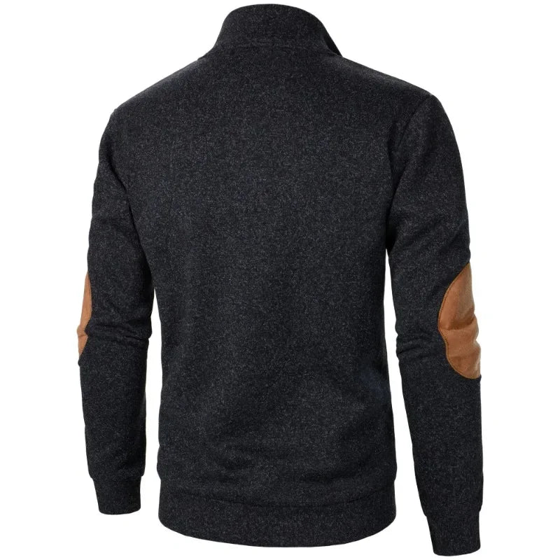 Felpa Da Uomo A Maniche Longe Per Giochi Di Animali All Aperto Caldo Maglione Giacca Casual Con Bottoni Streetwear