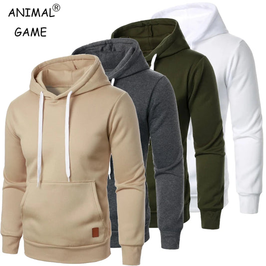 Felpa Con Cappuccio Uomo Maniche Lunghe Leggera Poliestere Tinta Unita Con Coulisse Outdoor Streetwear Casual