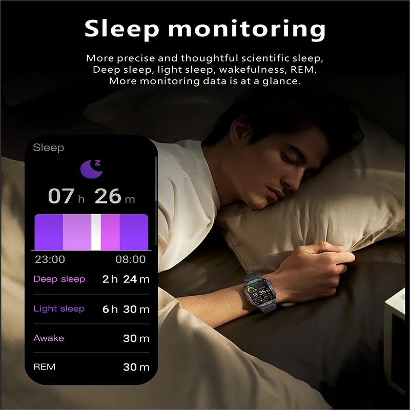 Orologio Fitness Con Schermo Da 1,96 Pollici 3ATM Chiamate Bluetooth Impermeabile Frequenza Cardiaca