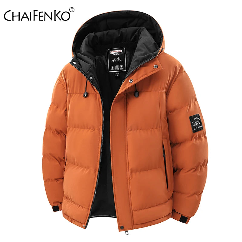 Parka Da Uomo Antivento Ispessito Da Outdoor Con Cappuccio Abbigliamento Invernale Casual Comfort