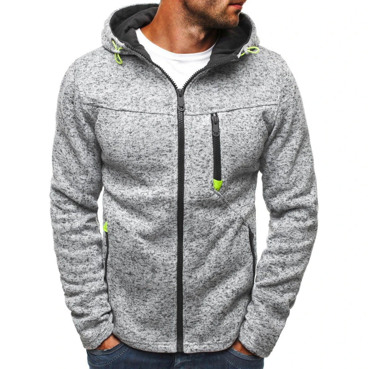 MRMT 2026 Felpa Con Cappuccio Da Uomo Jacquard In Pile Morbida E Calda Ideale Per Inverno E Abbigliamento Casual