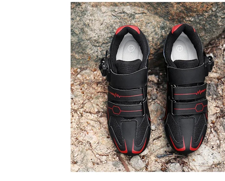 Scarpe Da Ciclismo MTB Da Uomo Traspiranti Antiscivolo Con Tacchetti Sportivi Professionali