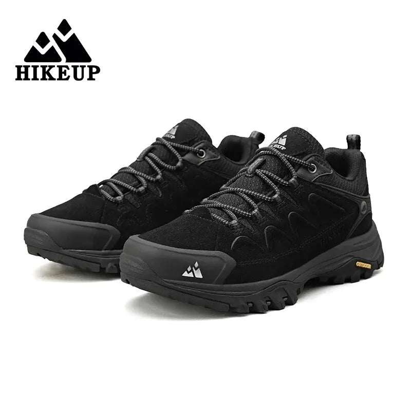 Scarpe Da Trekking Da Uomo In Pelle Hikeup Traspiranti Scarpe Da Ginnastica Da Trekking Turistiche Per Trail E Montagna