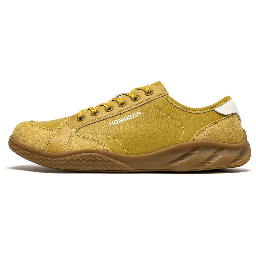 Hobibear Scarpe Barefoot Unisex Punta Larga Leggere In Pelle Sintetica Con Blocchi Di Colore Per Passeggio Casual