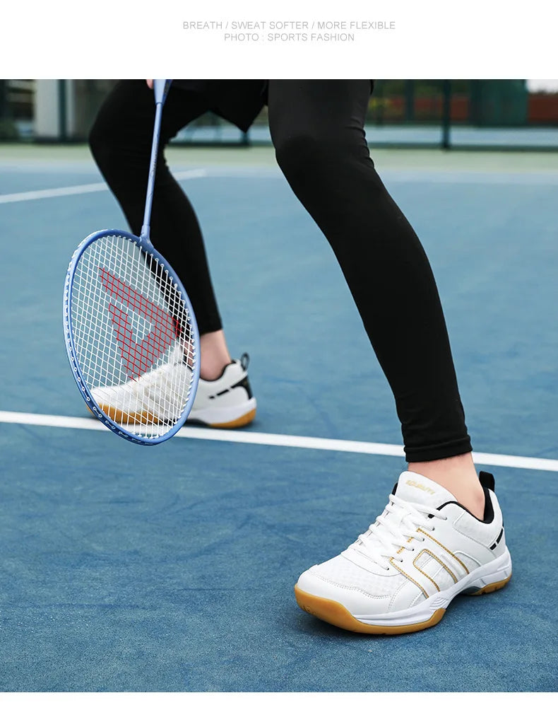 Scarpe Professionali Da Badminton Unisex Leggere Antiscivolo Per Campi Indoor Pickleball Tennis Da Tavolo E Pallavolo
