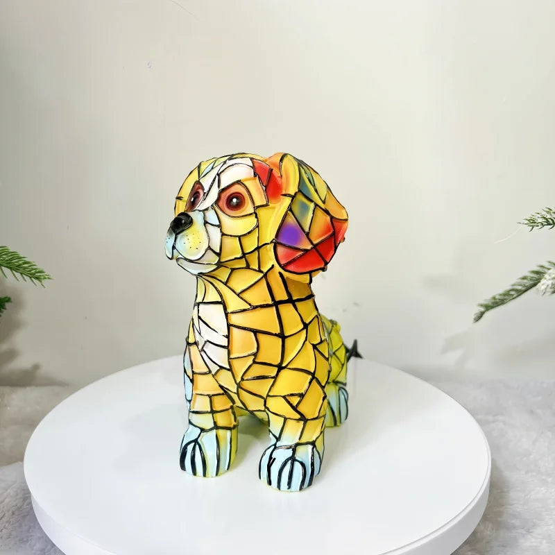 Divertimento Unico Artistico Carino A Forma Di Cane Ornamento Decorativo Luce Notturna Moderna Illuminazione Atmosferica